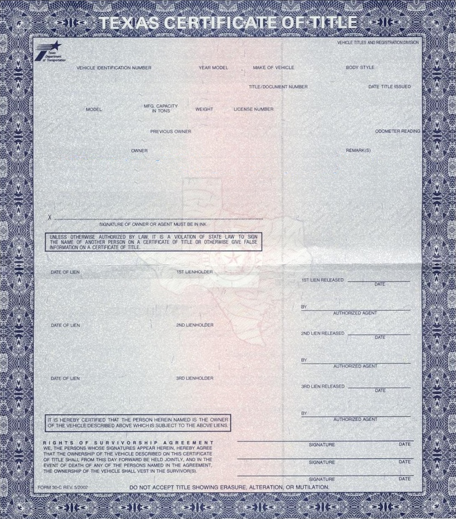 Richmond Tx Auto Title